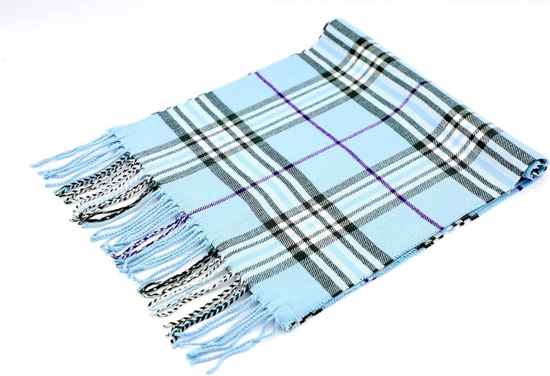 Achillea Cashmere Feel Tartan Plaid Scarf - Classic Winter Scarf for Men & Women, Scottish Heritage Holiday Gift - Image 4